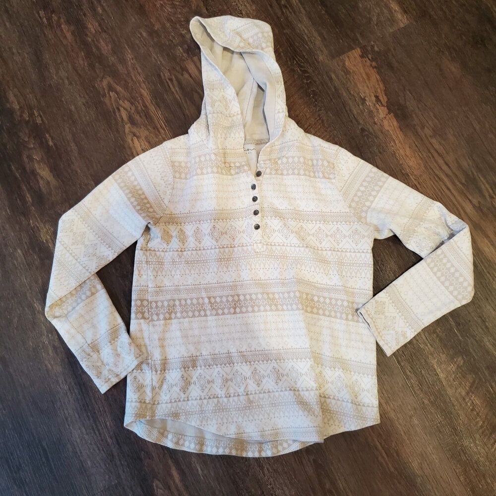 North River Size Medium Sweater Hooded Top